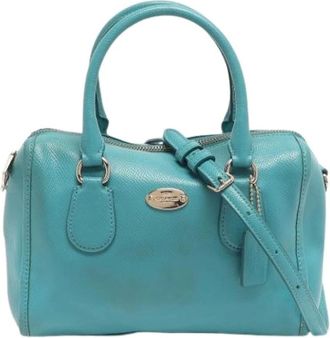 Coach Pre-owned Handbags, female, Blue, Size: ONE SIZE Pre-owned Denim Handbag