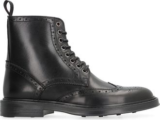 Bruno Magli Leather Lace-up Boots