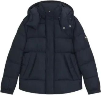 HUGO BOSS Heren, Jassen, Blauw, Maat: 2XL Polyamide