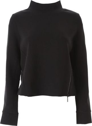 Emporio Armani Zwarte coltrui - Dames - Coltruien - Zwart - S - Truien & Vesten