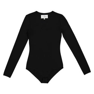 Maison Margiela Dames, Tops, Zwart, Maat: 3XS