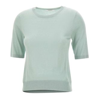 KANGRA Trui met ronde hals - Dames - Ronde hals truien - Groen - XS - Kasjmier - Truien & Vesten
