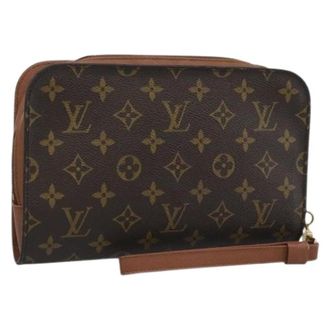Louis Vuitton Pre-owned Clutch Bag - Dames - Pre-owned - Bruin - Maat: ONE Size