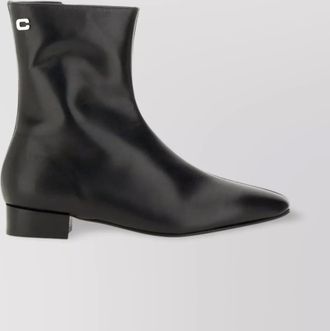Carel block heel ankle boots with pointed toe