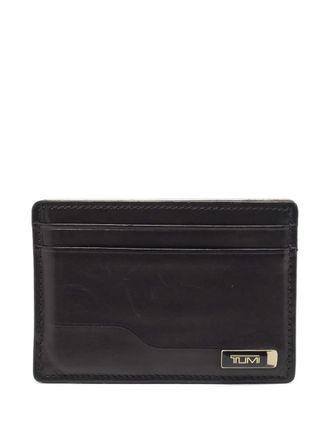 Tumi pre-owned leather cardholder - Black