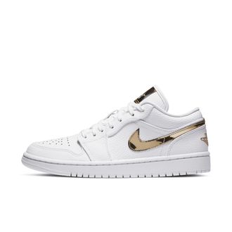 Nike Jordan Womens Air Jordan 1 Low SE Shoes in White | CZ4776-100