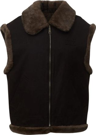 MC2 Saint Barth Hesketh Gilet - Dames - Bodywarmers - Bruin - M - Polyester - Jassen