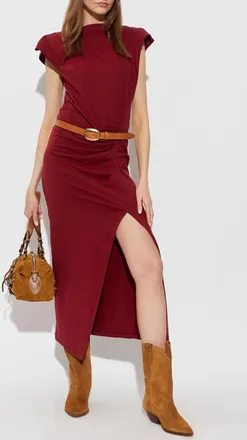 Isabel Marant Dress Nadela, Womens, Burgundy