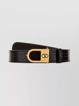 Valentino Garavani alligator leather belt