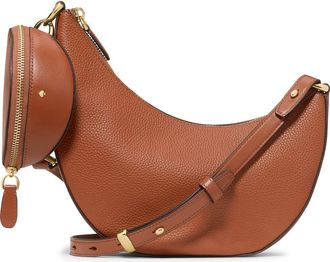 Kate Spade New York duo pebble leather crossbody bag in Southwest Desert at Nordstrom