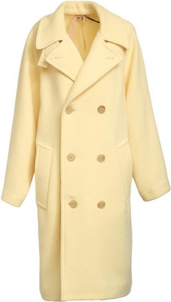 N°21 Double-Breasted Wool Coat With Notched Lapel And Oversized Fit