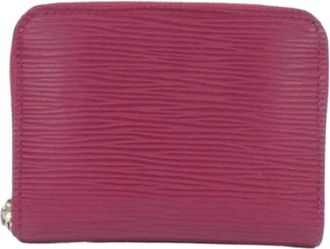 Louis Vuitton Pre-owned Wallets, female, Pink, Size: ONE SIZE Pre-owned Leather wallets