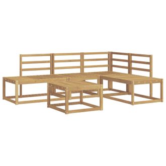 vidaXL Conjunto De Sof&aacute;s De Exterior 5 Pieza Blanco Vidaxl