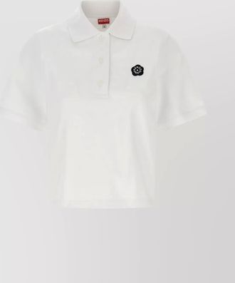 Kenzo cotton short-sleeve polo shirt