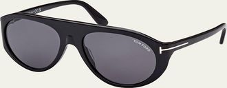 Tom Ford Mens Rex T-Logo Sunglasses