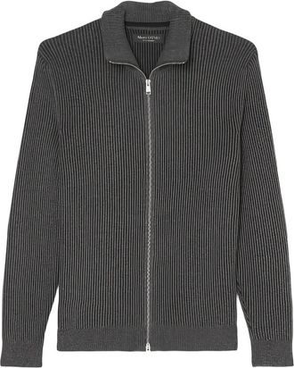 Marc O'Polo Geribbeld vest - Grijs