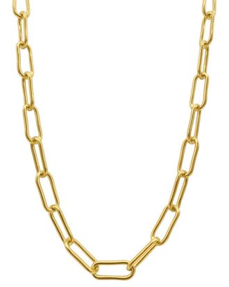 Adornia Adornia 14K Plated Chunky Paperclip Chain Necklace