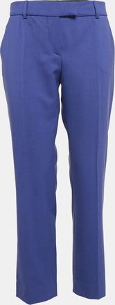 M Missoni Purple Gabardine Straight Leg Trousers