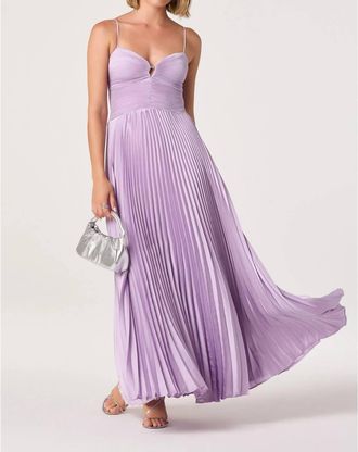 Astr Alaia Dress In Lilac