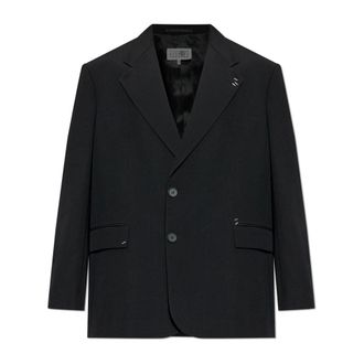 Maison Margiela Blazers, male, Black, Size: XL Blazer with pockets