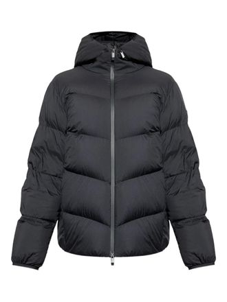 Moncler Forez hooded puffer jacket - men - Polyester/Feather/Polyamide/Down - 2 - Black