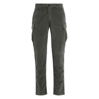 Moorer Broeken, Heren, Groen, M, Katoen, Brodyvll Corduroy Cargo Broeken