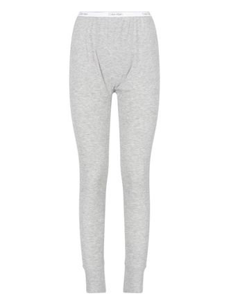 Calvin Klein Grey Slim Tapered Elastic Waistband Trousers