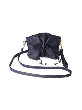 Carlos Falchi Mini Butterfly Lambskin Bag in Navy at Nordstrom