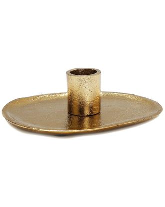Alice Pazkus Flat Gold Candle Holder