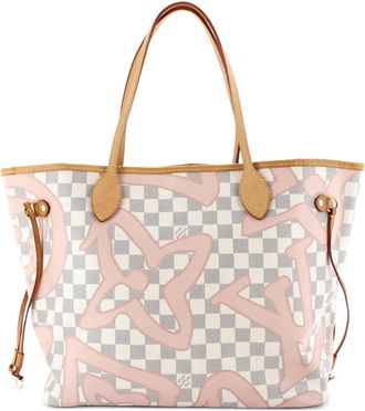 Louis Vuitton Neverfull NM Limited Edition Damier Tahitienne MM shopper - Roze
