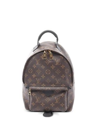 Louis Vuitton 2016 Palm Springs monogram-canvas backpack - Brown