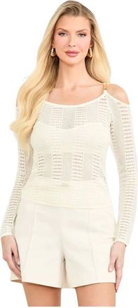 Marciano Truien & Vesten, Dames, Wit, L, Emma ls Cut Out Top