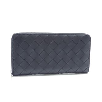 Bottega Veneta Black Intrecciato Long Wallet (Bi-Fold) (Pre-Owned)