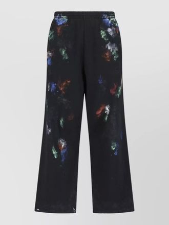 Balenciaga straight shorts allover print side pockets