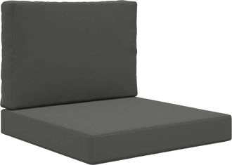 vidaXL Coj&iacute;n Para Sof&aacute; De Exterior Poli&eacute;ster Gris Antracita 60 X 60 Cm Vidaxl