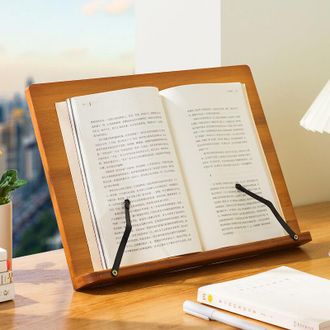 OEM Sujetalibros De Bamb&uacute;, 21 X 28 Cm, Estante Y Soporte Para Leer C&oacute;modamente En La Cama, Ideal Para Libros De Cocina, Libros De Texto, Libros De Derecho