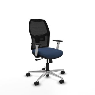 Piqueras y Crespo Silla De Oficina Piqueras Y Crespo Alfera Negra Cuero Sint&eacute;tico