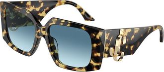 Jimmy Choo London JC5006U 500419 Womens Sunglasses Tortoiseshell Size 55
