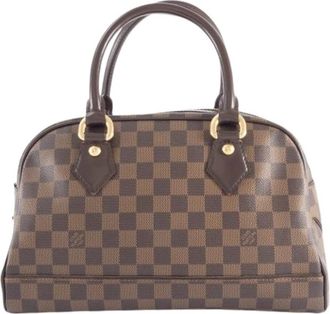 Louis Vuitton Pre-owned Vintage Canvas Handtas - Dames - Vintage Handtas - Bruin - ONE Size - Vintage