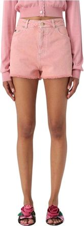 Dolce & Gabbana Denim Shorts, female, Pink, 2XS, Pink Denim Shorts