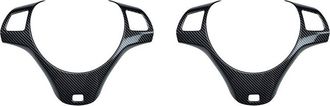OEM Dos Embellecedores De Fibra De Carbono Para El Volante (para Veh&iacute;culos Con Volante A La Izquierda) Para Bmw Serie 3 E90 E92 E93 (modelos 2005-2012)