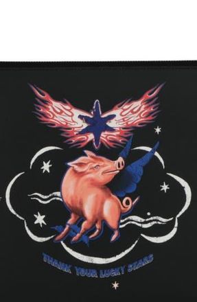Givenchy Zodiac Pig Zip Pouch in Black Multi at Nordstrom Rack