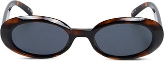 Le Specs WORK IT! oval-frame sunglasses - Brown