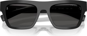 Prada 0pr C03s Rectangular Acetate Sunglasses