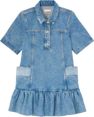 Ganni Womens Dresses Navy