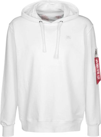 Alpha Industries Uomo, Felpe, Bianco, S, new