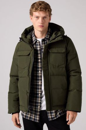 Levi's Workwear Puffer Hoody - Hombre - 2XL - Verde / True Olive