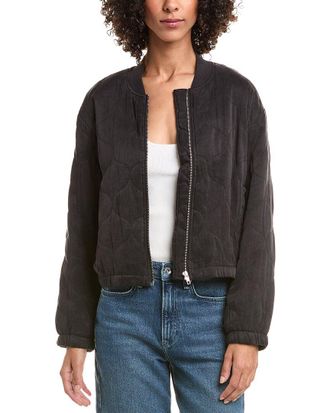 Bella Dahl Wynter Quilted Bomber Jacket
