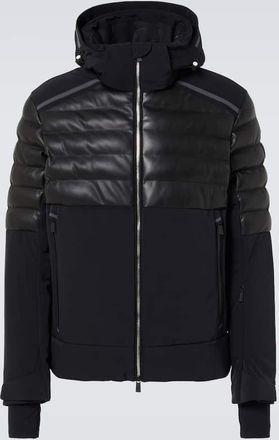 Toni Sailer Lorenz faux leather ski jacket