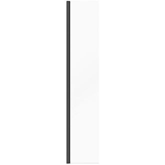 Vente-Unique Anta per parete doccia walk-in Nero opaco Vetro 6 mm 40x200 cm - DAREN